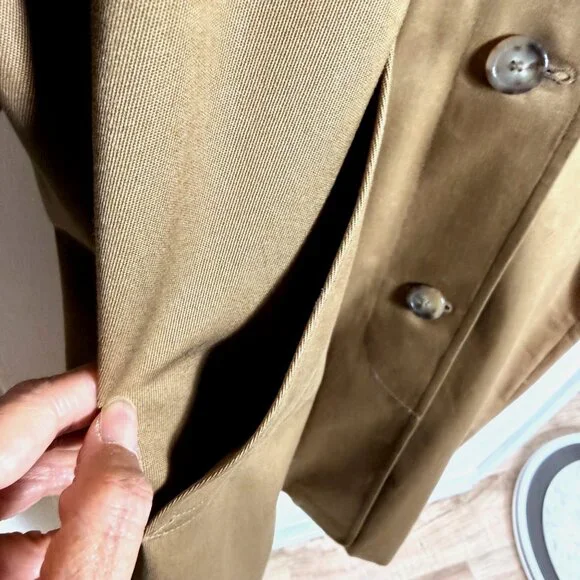 Sézane Clyde Trench Coat in Camel Size FR 44/US 12 - Picture 8 of 16